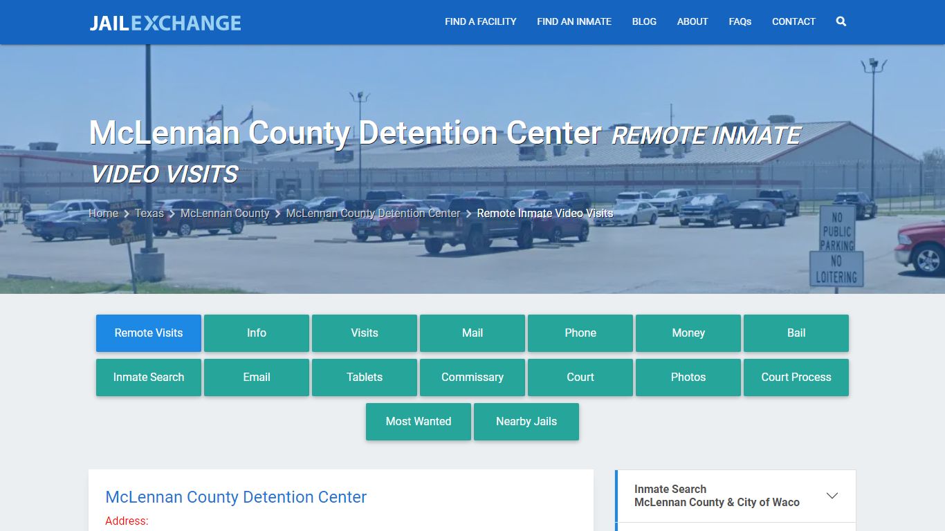 Video Visitation - McLennan County Detention Center, TX - Jail Exchange